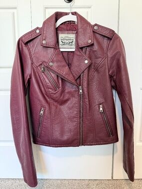Levi's Vegan Leather Moto Jacket XS